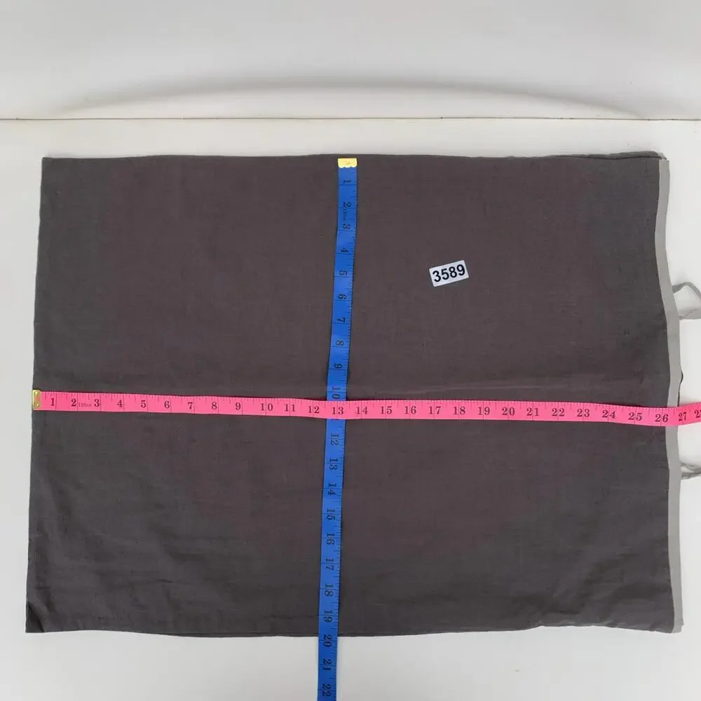 New No Box West Elm Pillow Shams Set of 2 Standard Brown Linen Cotton Coastal